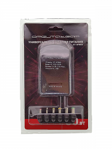 Зарядка для ноутбуков универсальный блок питания с насадками 3-12В, 30Вт Орбита OT-APB60